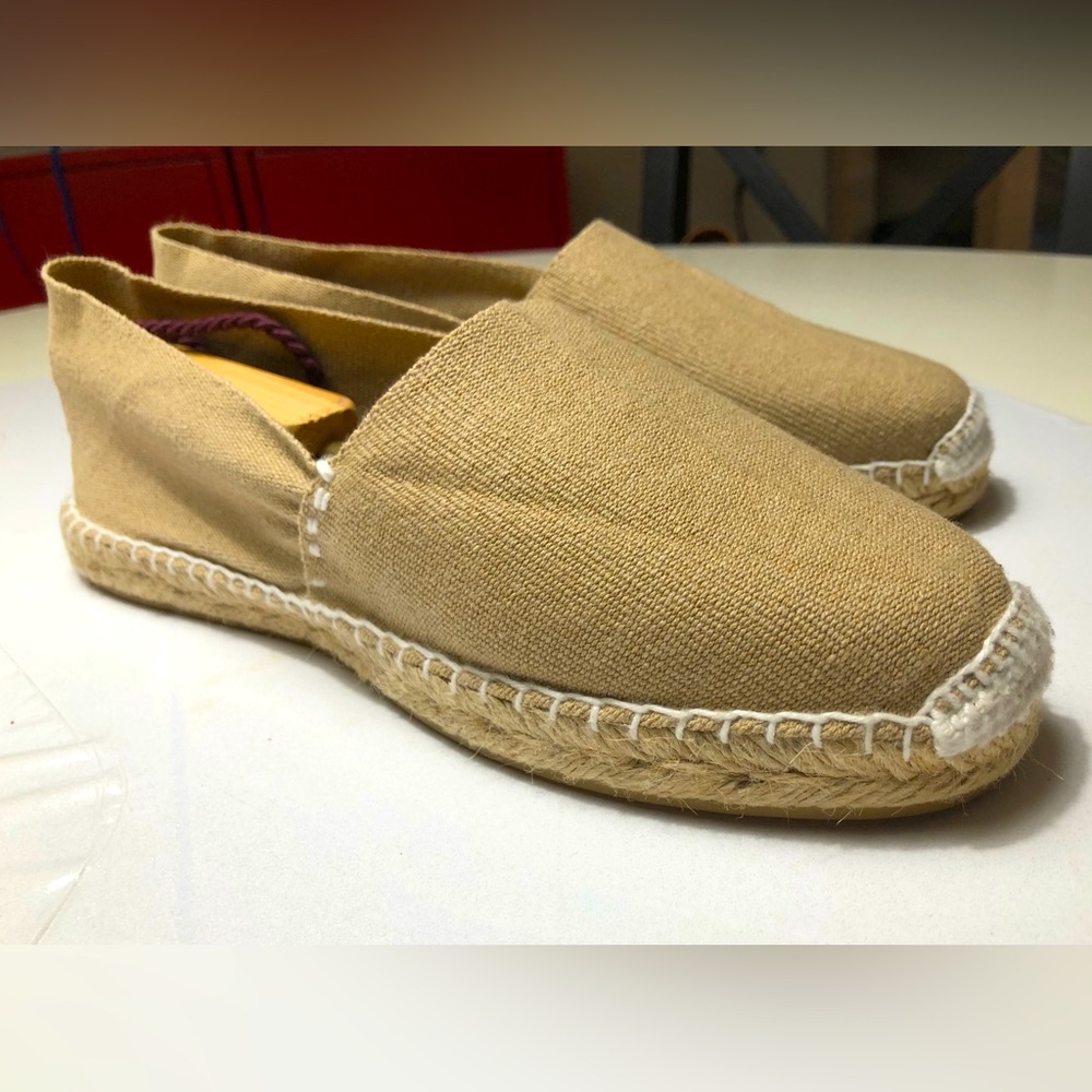 Alpargatus Women’s Canvas Espadrilles Flat Slip On Comfy Handmade in Spain Sz 40